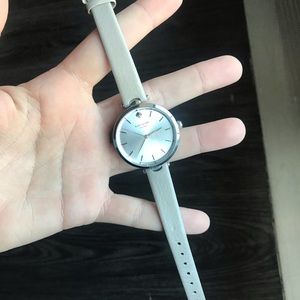 Kate Spade Taupe/Silver slim watch